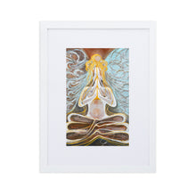 Load image into Gallery viewer, Breathe: Prana Matte Paper Framed Poster With Mat
