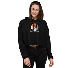 Load image into Gallery viewer, Harmony: Love Gratitude. & Abundance Crop Hoodie