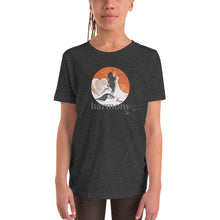 Load image into Gallery viewer, Harmony: Love Gratitude & Abundance Youth Short Sleeve T-Shirt