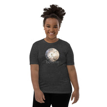 Load image into Gallery viewer, Believe: Step to Your Power Youth Short Sleeve T-Shirt
