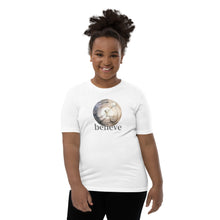 Load image into Gallery viewer, Believe: Step to Your Power Youth Short Sleeve T-Shirt
